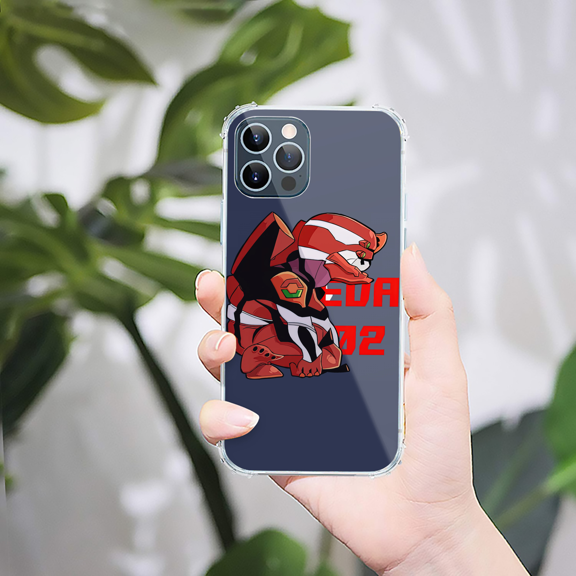（画像用） EVA 新世紀エヴァンゲリオン 【iPhone 12シリーズ対応】透明スマホケース（クリアソフトケース）